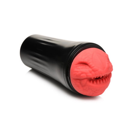 XR Brands Dragon Snatch Intimate Machine Red Textured Sleeve