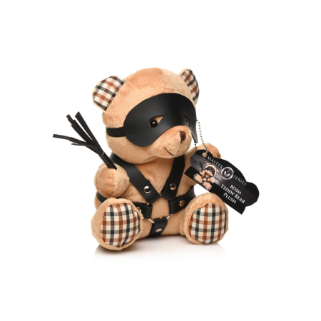 Master Series Burnt Orange Bondage Bear Plush Toy 23cm