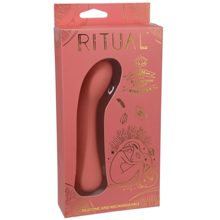Doc Johnson Zen Rechargeable Silicone G-Spot Vibrator Coral