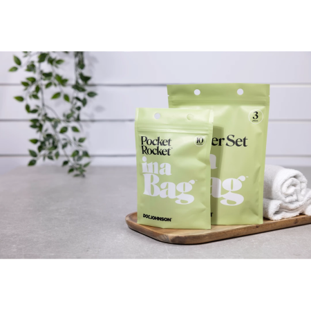 Doc Johnson Pocket Rocket Mini Intimate Massager - Compact White Model