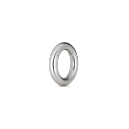 Lovehoney Magnetic Steel Ring 33mm - Innovative Magnetic Clasp, Silver