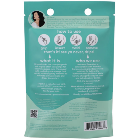 Unbound Dripstick 3-Pack - Soft Medical-Grade Hygiene Sponges