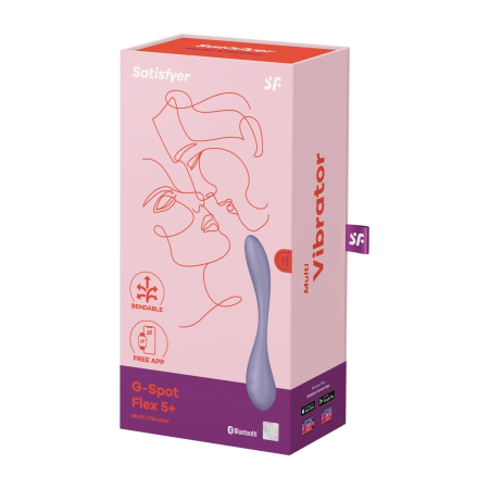 Satisfyer G-Spot Flex 5 Connect App Flexible Intimate Device Pink