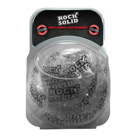 Blush Performance 2-Piece C-Ring Set Black TPE Body-Safe - 50-Pack Bowl