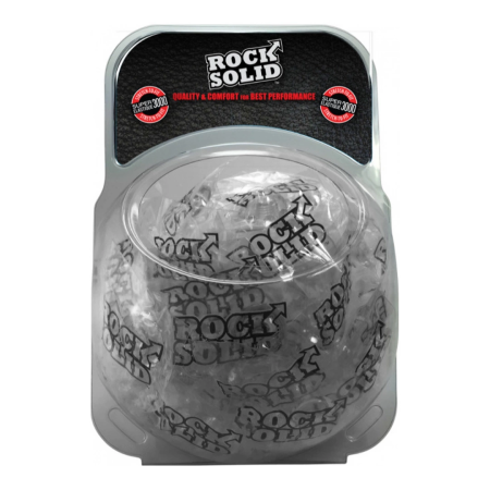 Blush Performance 2-Piece C-Ring Set Black TPE Body-Safe - 50-Pack Bowl