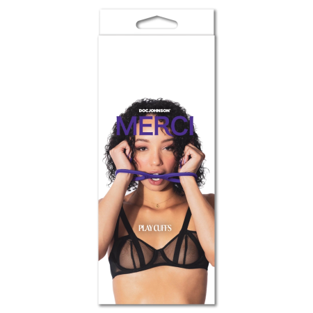 Merci Silicone Wrist Cuffs Purple - Flexible Seamless Design