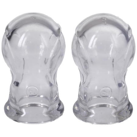 Doc Johnson Tweak Nipple Sucker Set Transparent Design 2 pcs