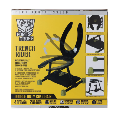 Fort Troff Trench Rider Adjustable Support Platform, Black