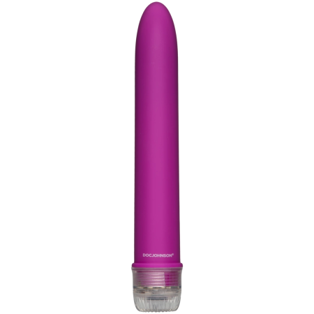 Doc Johnson Velvet Touch Intimate Massager Magenta Multi-Speed 18 cm