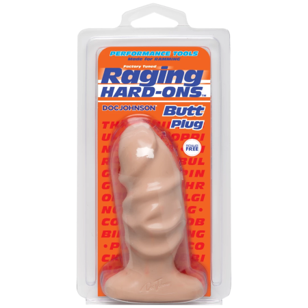 Doc Johnson Raging Hard-Ons Intimate Plug Vanilla 10 cm