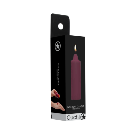 Ouch! Wax Play Candle Rose Scented - Low Temperature, 60g