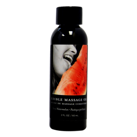 Earthly Body Watermelon Edible Massage Oil 60ml - Nourishing Formula