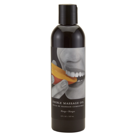 Earthly Body Mango Edible Massage Oil 237ml - Nourishing Spa Formula