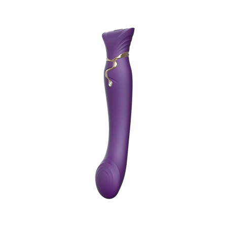 ZALO Queen PulseWave G-Spot Vibrator - Elegant Gold & Swarovski Finish