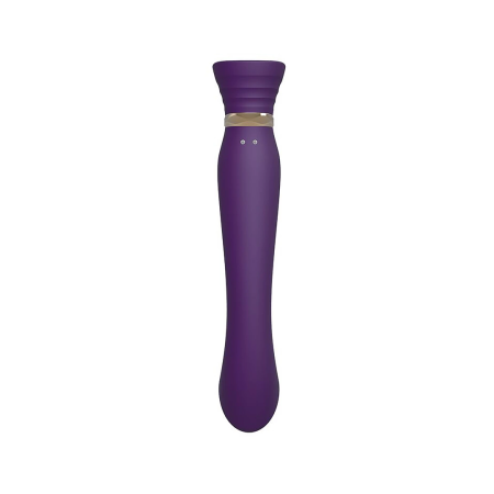 ZALO Queen PulseWave G-Spot Vibrator - Elegant Gold & Swarovski Finish