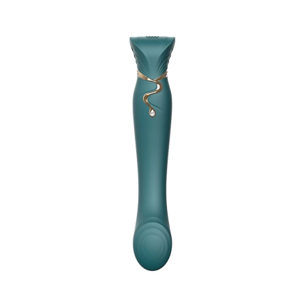 ZALO Queen PulseWave Intimate Device with Swarovski Accent - Gold Finish