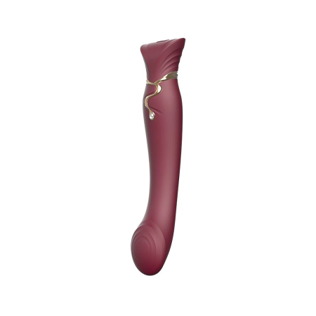 ZALO Queen PulseWave G-Spot System - Elegant Gold & Swarovski Detail