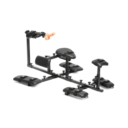 XR Brands Subversion Deluxe Adjustable Steel Bondage Frame & Machine Set