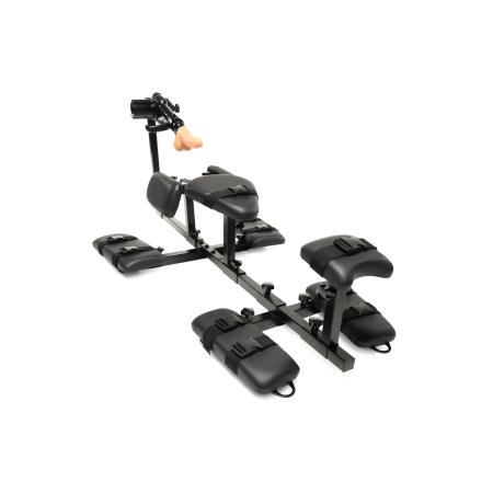 XR Brands Subversion Deluxe Adjustable Steel Bondage Frame & Machine Set