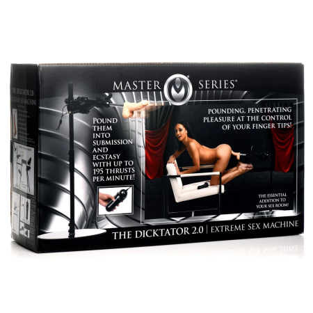 XR Brands The Dicktator 2.0 Adjustable Intimate Machine Black