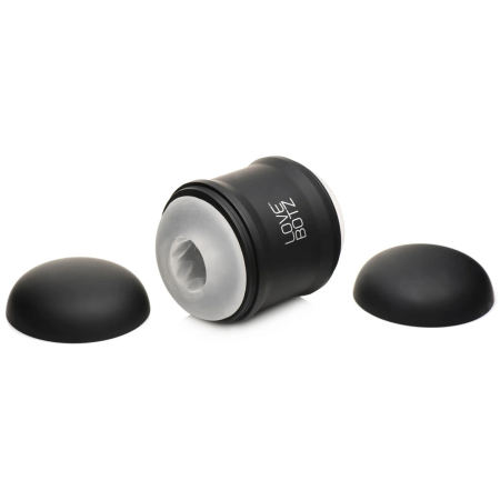 XR Brands Cyber Stroke Intimate Machine Black - Dual-Ended Vibrating System