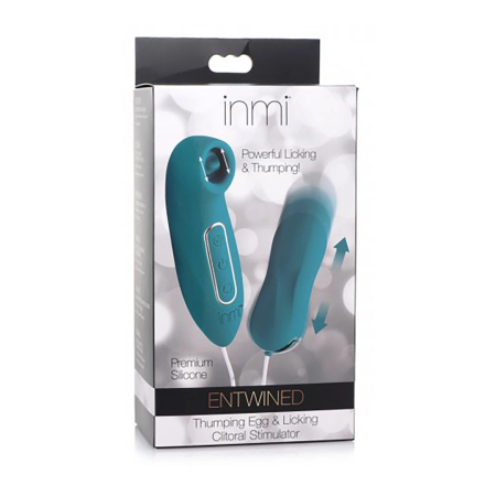 Entwined Dual Action Egg & Licking Stimulator - Silicone, USB Rechargeable