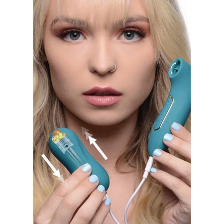 Entwined Dual Action Egg & Licking Stimulator - Silicone, USB Rechargeable