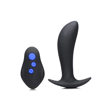 XR Brands Pro-Shocker Silicone Prostate Plug with Vibration & E-Stim
