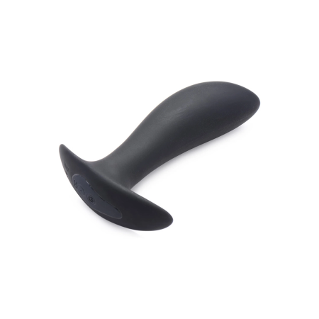XR Brands Pro-Shocker Silicone Prostate Plug with Vibration & E-Stim