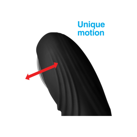 XR Brands P-Thump Tapping Prostate Device 7 Modes Remote Control Black