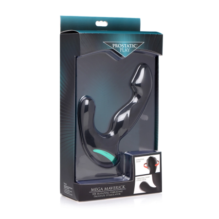 XR Brands Mega Maverick Rotating & Vibrating Silicone Prostate Massager