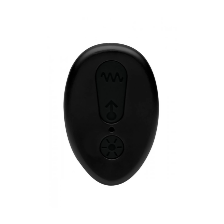 XR Brands Prostate Motion Device Silicone Remote-Controlled Black