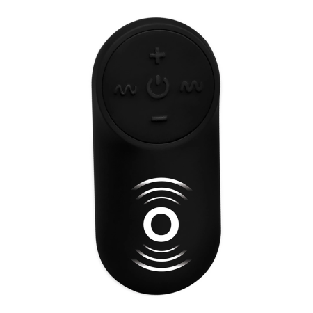 XR Brands Prostatic Model Silicone Ring & Remote Control, Black