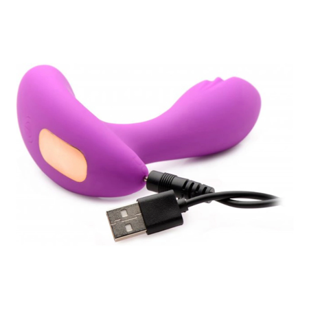 XR Brands G-Pearl Intimate Stimulator with Rotating Beads, Rechargeable