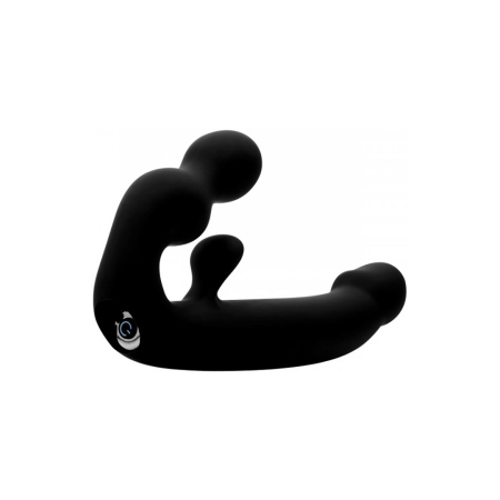 XR Brands Tri-Volver Rechargeable Double-Sided Strapless Intimate Device