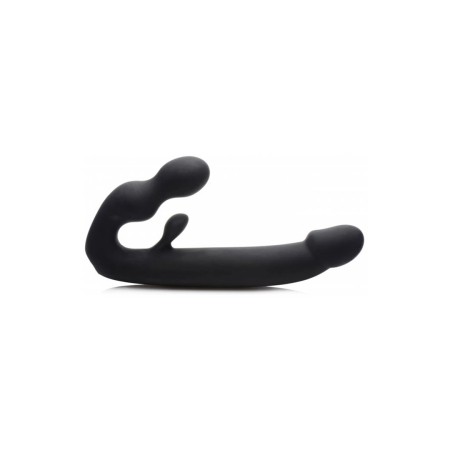 XR Brands Tri-Volver Rechargeable Double-Sided Strapless Intimate Device