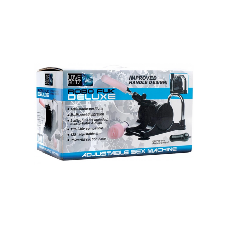 LoveBotz Robo Fuk Deluxe Adjustable Intimate Machine with Attachments