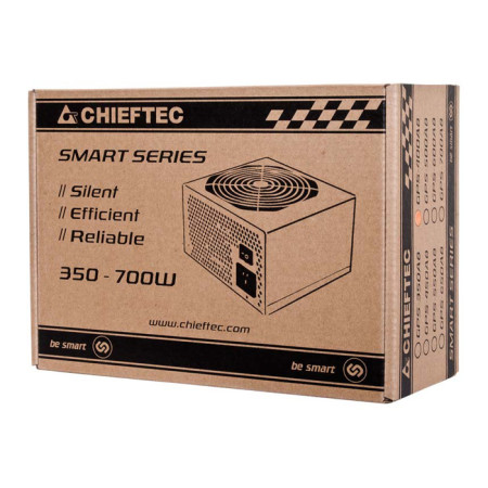 Chieftec Smart GPS-500A8 maitinimo blokas 500 W Juodas