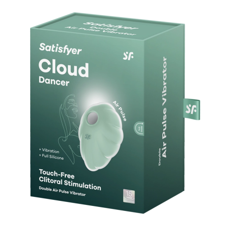 Satisfyer Cloud Dancer Mint - Air Pulse Technology, Mint Silicone Design