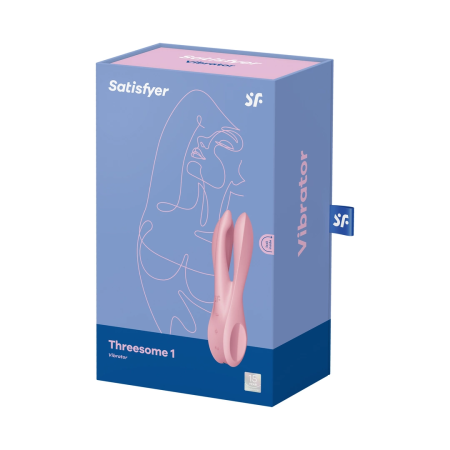 Satisfyer Threesome 1 Intimate Massage Device with 3 Motors Pink