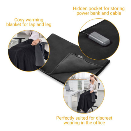 Medisana OL 200 šildanti paklodė juoda