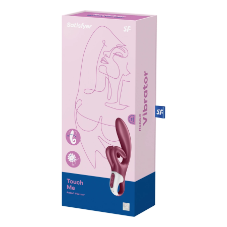 Touch Me G-Spot & Clitoral Stimulator by Dream Toys, 3 Motors, Silicone, Pink