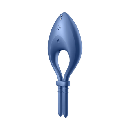 Satisfyer Bullseye Adjustable Vibrating Silicone Ring Bluetooth Black