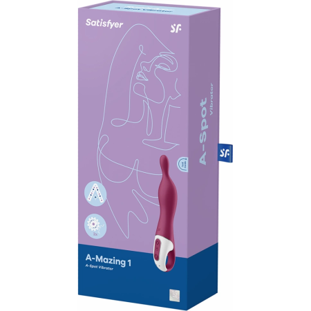 Vibes A-Mazing 1 Intimate Spot Stimulator, Dual Motor, Silicone, Pink