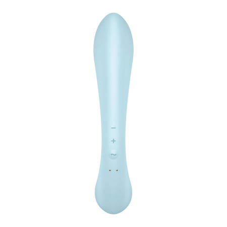 Satisfyer Triple Oh Rabbit-Style Vibrator & Massage Wand, Silicone, Pink