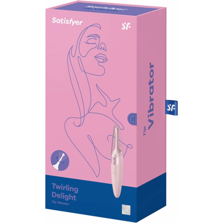 Satisfyer Twirling Delight - Precision Tip Vibrator, Pink, USB Rechargeable