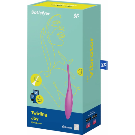 Satisfyer Twirling Joy Precision Tip Vibrator USB Pink