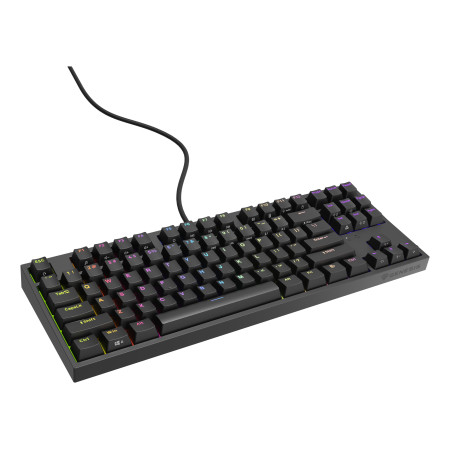 GENESIS Thor 404 TKL žaidimų klaviatūra USB QWERTY Juoda