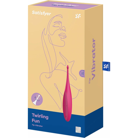 Satisfyer Twirling Fun Tip Vibrator - Precision Stimulation, White
