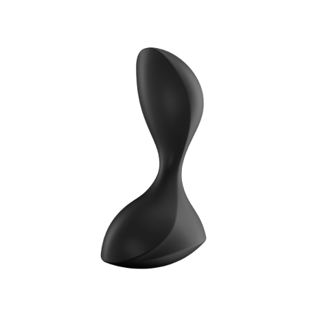 Satisfyer Sweet Seal Vibrating Plug with App Control, Black, Silicone